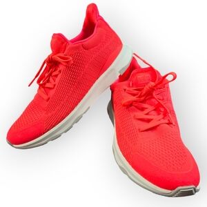 FIT FLOP WOMENS 9 VITAMIN FFX KNIT SPORTS SNEAKERS ELECTRIC RED
